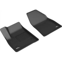 3D MAXpider Custom Fit Kagu Floor Mat (Black) Compatible with Cadillac XT6 2020-2023 - Front Row