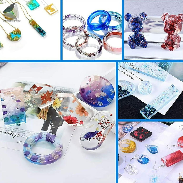 Resin Jewelry Mold, 11 Popular Jewelry Shapes On One Tray