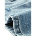 thumbnail image 5 of DARING DIVA Women's Denim Vest Sleeveless Button Down Cropped Waistcoat XS Gray Blue, 5 of 6