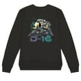 thumbnail image 4 of TRANSFORMERS ONE D-16 Retro Women's Crew Sweatshirt, Black, Small, 4 of 5