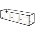 thumbnail image 4 of Koyal Wholesale Long Glass Candle Holder Centerpiece Box, Black 16 x 4 x 4 Inches, Centerpiece Tray Décor, 4 of 5