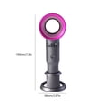thumbnail image 3 of Ventilador de escritorio de mano USB Recargable Handy Fan 3 velocidades Regalo de verano (B rose Red) Sywqhk Libre de BPA, 3 of 7