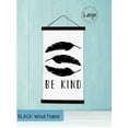 thumbnail image 2 of Black Wood Canvas Sign Wall Hanging, Be Kind Woodland Baby Nursery Wall Art Sign 15x26-Inch, 2 of 4