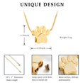 thumbnail image 2 of Pet Cremation Jewelry for Ashes Urn Necklace Paw Print Pet Keepsake Jewelry for Pet/Dog's/Cat's Ashes Pendant Memorial Gifts, 2 of 5