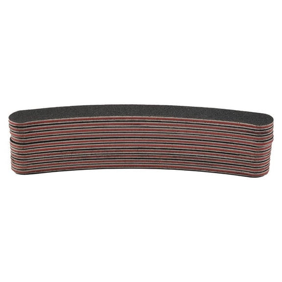 10 Double Sided 100/180 Grit /Bana Na Curved Nail Files Uk Emery Board