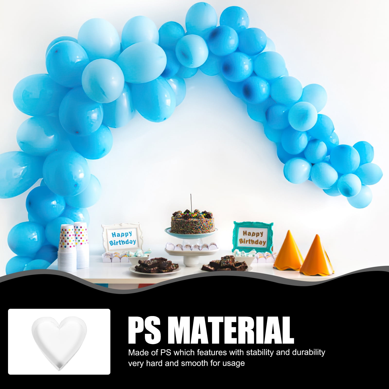 Heart Shape Party Balloon Frame Birthday Party Decoration Balloon Box Container