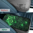 thumbnail image 4 of Yuyamidu Green Rose Car Center Console Armrest Cover Winter Center Console Cushion Pad for Auto Truck SUV Van Universal Arm Rest Cover Car Accessories, 4 of 7