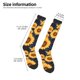 thumbnail image 2 of Fotbe Navy Blue Plaid Sunflower Calcetas Divertidas Estampadas para Hombre y Mujer, Calcetas de Algodón hasta la Rodilla para Caminar, Correr, Enfermería y Embarazo, 2 of 6