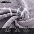 thumbnail image 2 of Toallitas MOONQUEEN Ultra Soft Premium de 30 x 30 cm, 72 unidades, color gris, 2 of 7