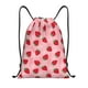 thumbnail image 1 of Fotbe Strawberry Bolsa Mochila con Cordón Estampada, Bolsa de Gimnasio Deportiva, Bolsa Cinch, Bolsa con Cordón para Hombres y Mujeres-Small, 1 of 6