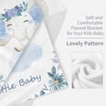 thumbnail image 2 of Kainsy Elephant Baby Blanket, Blue Elephant Blanket Baby Boys, Super Soft Fleece Elepahnt Blankets for Newborns Toddler Boys, Gifts for Baby Boys Baby Shower 30"X40", 2 of 7