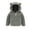 Army Green, variant on Boys Fleece Jacket, Soft Comfort Loose Fit Long Sleeve Winter Warm Cute Hooded Coat Green 12M