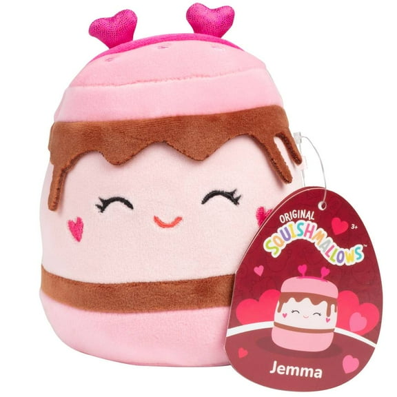 Squishmallows 5" Jemma Pink S'mores with Headband - Official Jazwares Plush - Soft Squishy Stuffed Animal Toy - Gift for Kids & Her