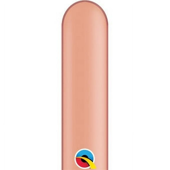 260Q Qualatex Rose Gold Latex Entertainer Balloons (100 Pack) - Party Supplies Decorations