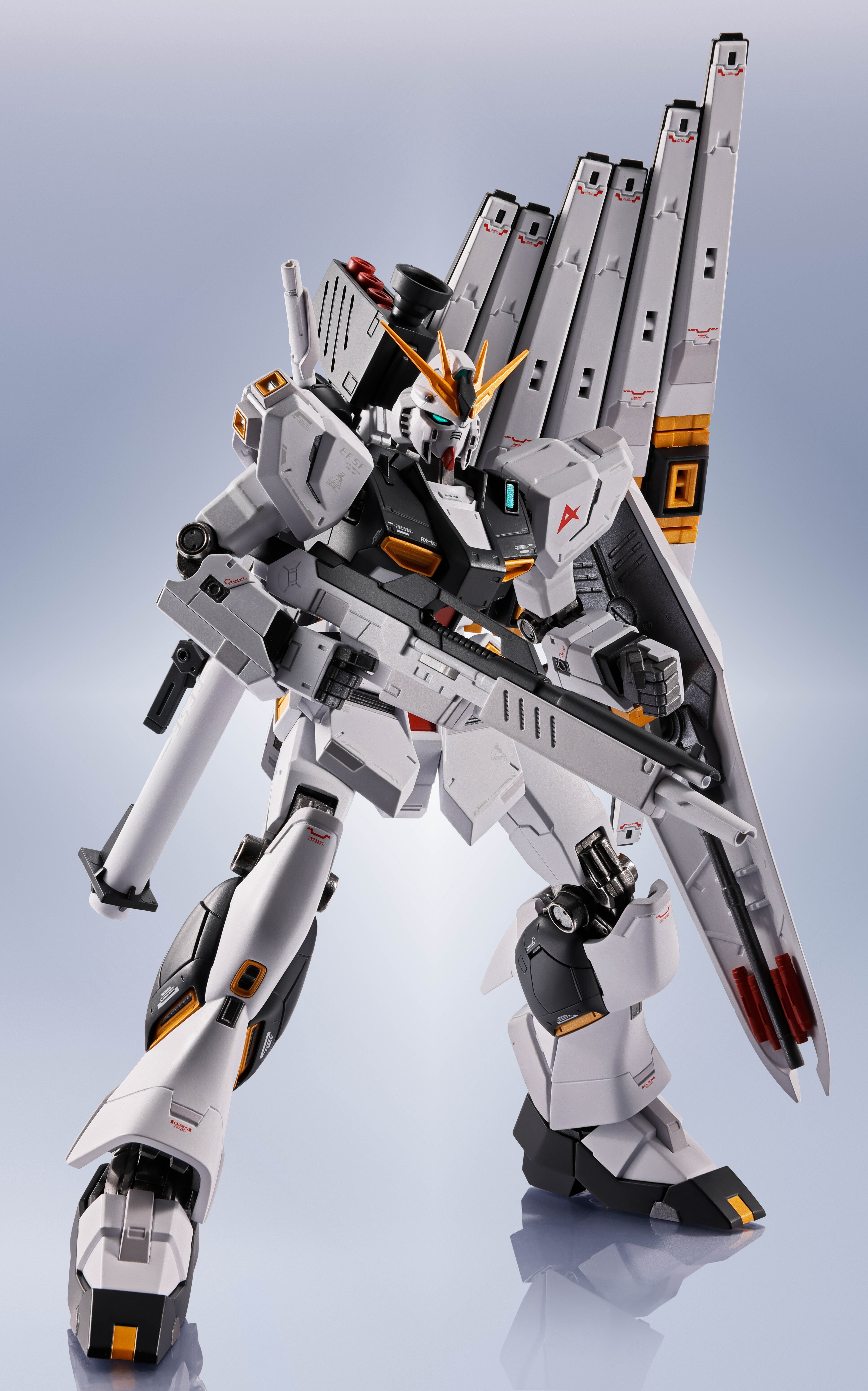 TAMASHII Mobile Suit Gundam Chars Counterattack Nu Gundam Metal Robot Spirits