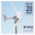 thumbnail image 2 of 600W 800W 1000W Wind Turbine Generator New Energy Horizontal Wind Turbine Generator 12v 24v 48v Homeuse Windmill With MPPT Controller ,Easy to Install, 2 of 7