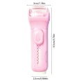 thumbnail image 4 of Pencil Erasers 2B Eraser Minimal Debris Eraser Office Supplies 2-in-1 Pencil Sharpener and Eraser Push-Out Design for College Home Pink by Xuniizn, 4 of 7