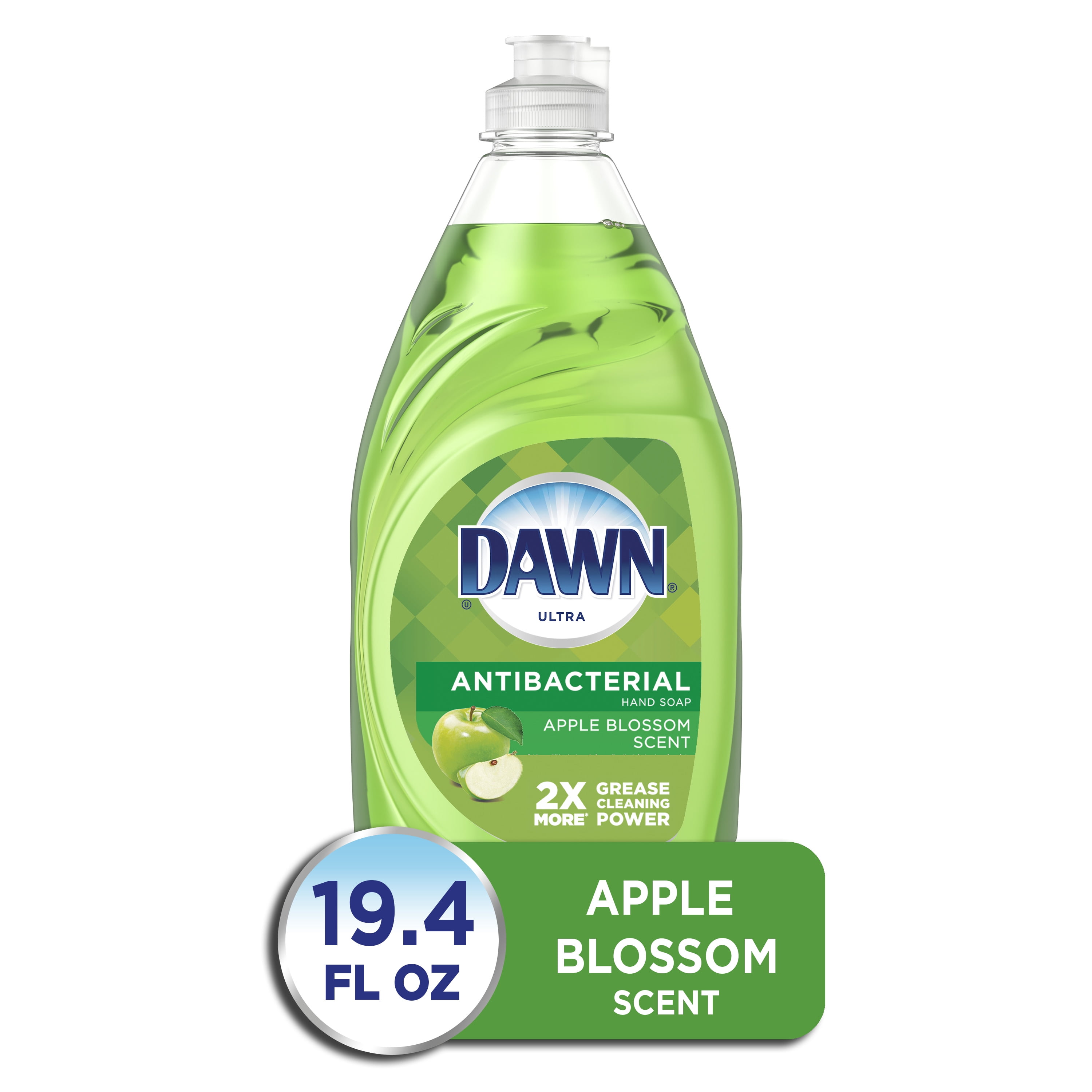 Dawn Ultra Antibacterial Liquid Dish Soap, Apple Blossom