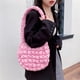 thumbnail image 4 of Bolso Hombro para Mujer Bolso Mensajero en La Nube Bolsos Sólidos Informales Plisados ​​(Rosa), 4 of 6