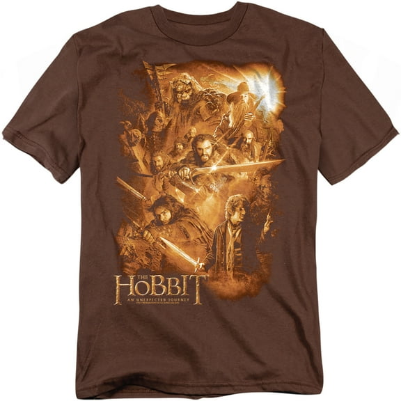 The Hobbit T-Shirt Epic Adventure Unisex Graphic Tee For Men & Women Coffee 