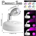 thumbnail image 2 of Willed Wireless RGB LED Wall Lights Battery Operated Indoor Accent Spotlight 2 Pack, 2 of 6