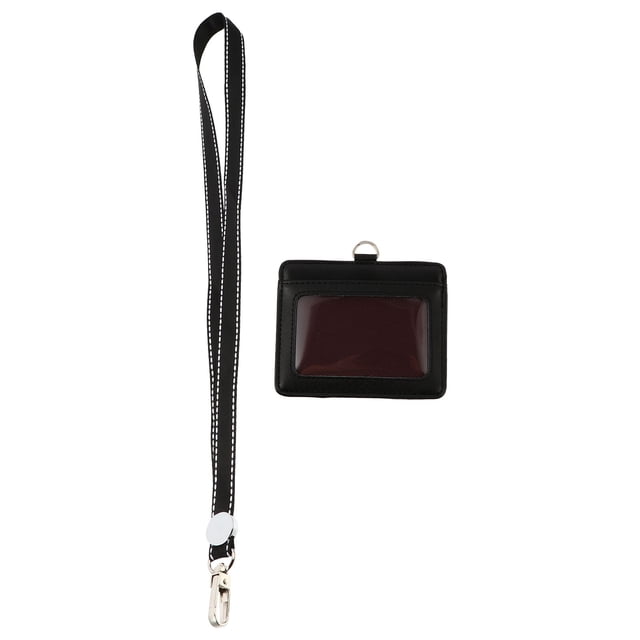 MasteelfCA 1pc Bus Cards Employee Id Cards Sleeve ID Cards Badge Holder with Hanging Rope