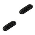 thumbnail image 2 of braveheart Silicone Cable Winder Desktop Management Clip Cable Holders Cable Organizer Good black 2Set, 2 of 6