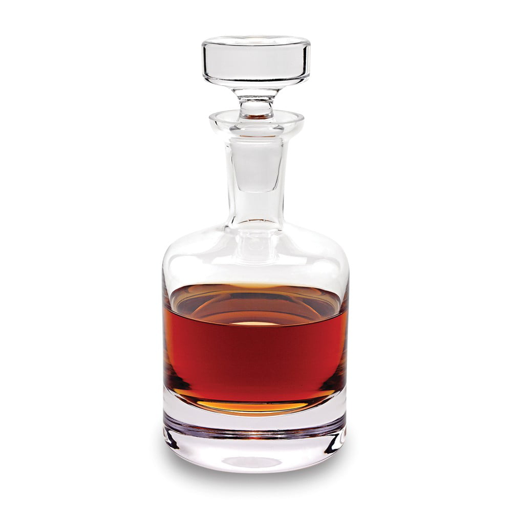 Crystal Whiskey Decanter Set Glass Brandy Carafe Scotch Vodka 7X Vintage No Tax! 