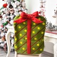 thumbnail image 1 of Opperiaya Christmas Chair Back Cover Gift Box Shape Bow Cute Chair Sashes, 1 of 3