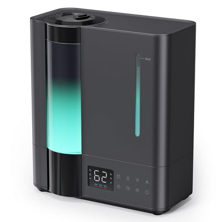 ALROCKET 8L Humidifiers for Bedroom 1000ft², 80H Runtime Smart Warm&Cool Supersized Mist Humidifier for Large Room Indoor, Essential Oil,Quiet Whole House Humidifier for Baby, Plants