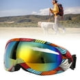 thumbnail image 4 of Dog Sunglasses, UV Protection Dog Eye Wear Anti Fog PC Lens Winproof  For Gifts White Purple Frame,Pink Blue Frame, Frame,Stripe Frame, 4 of 8