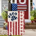 thumbnail image 4 of 4th of July Garden Flag Dog Stars and Stripes Double Sided USA Flag Patriotic Memorial Day Independence Day Yard Outdoor Decorations 12.5x18 Inch, 4 of 5