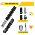 thumbnail image 6 of 7 Spline Lug Nut Key 6 Spline Lug Nut Socket Removal Tool, 2 PCS Dual Hex Drive Aftermarket Wheel Lock Key Replacement, 6 of 6