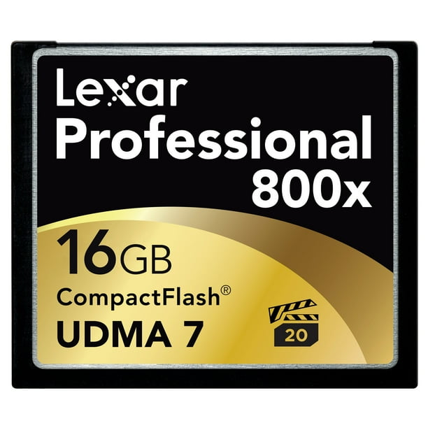 Lexar Media Professional 16 Gb Compactflash [cf] Card 120 Mbps Read