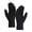 Black, variant on 1 Pair Gloves Thick Plush Five Fingers Non slip Stretchy Heat Retention Cycling Outdoor Activity Gloves