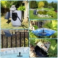 thumbnail image 4 of 10W Solar Fountain Pump with Multiple Nozzles & Pipe, DIY Water Feature Kit for Outdoor Bird Bath, Garden, Ponds, Fish Tank and Aquarium, 4 of 9