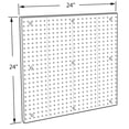 thumbnail image 2 of Pegboard Wall Panel Storage Solution, Size: 24"x 24", 2-Pack, 2 of 4