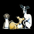 thumbnail image 3 of CafePress - Italian Greyhound Trio Pajamas - Women's Dark Pajamas, 3 of 4