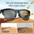 thumbnail image 4 of Smart Bluetooth Polarized Sunglasses with Speaker, UV Protection, Unisex, Black, 4 of 11