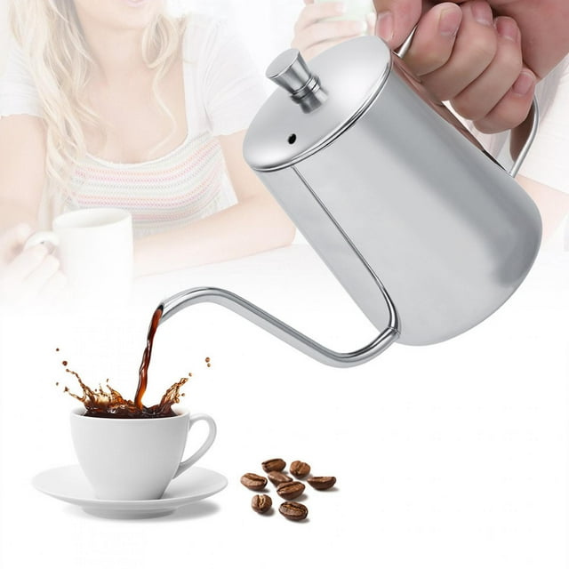 Pot à Café, Pot à Café en Acier Inoxydable, 550ml pour Cuisine à Domicile