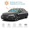 thumbnail image 6 of Kdxio Flying Bees Print Windshield Sun Shade, Foldable Sun Blocker for Car,Truck,SUV Automotive Interior Sun Protection,Reflective Shade for Front Windshield(Small), 6 of 7