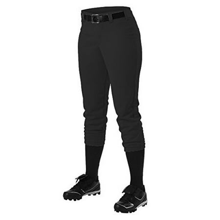 Alleson Athletic Womens Softball - Alleson Women's Softball Pants with Belt Loops, The Alleson Fastpitch Softball Pants are a Low Rise Women's Cut With Mid-Calf Length By Alleson Athletic from USA