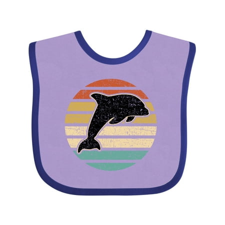 

Inktastic Dolphin Cute Beach and Vacation Boys or Girls Baby Bib