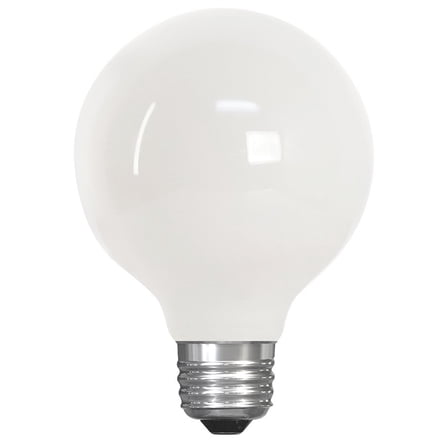 Feit Electric 7222730 40W G25 Dimmable LED Bulb, White - 5K