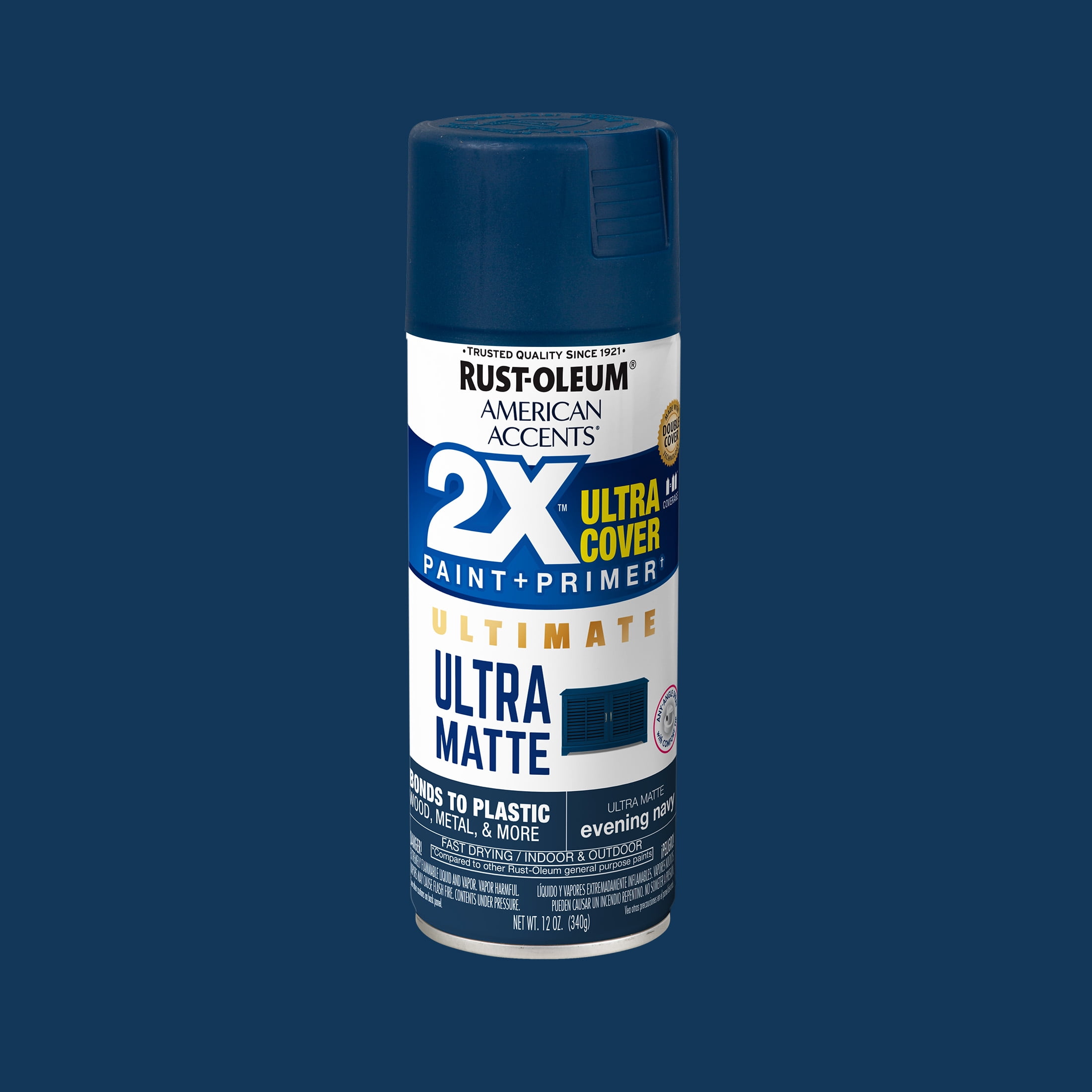 6 pack) Evening Navy, Rust-Oleum American Accents 2X Ultra Cover
