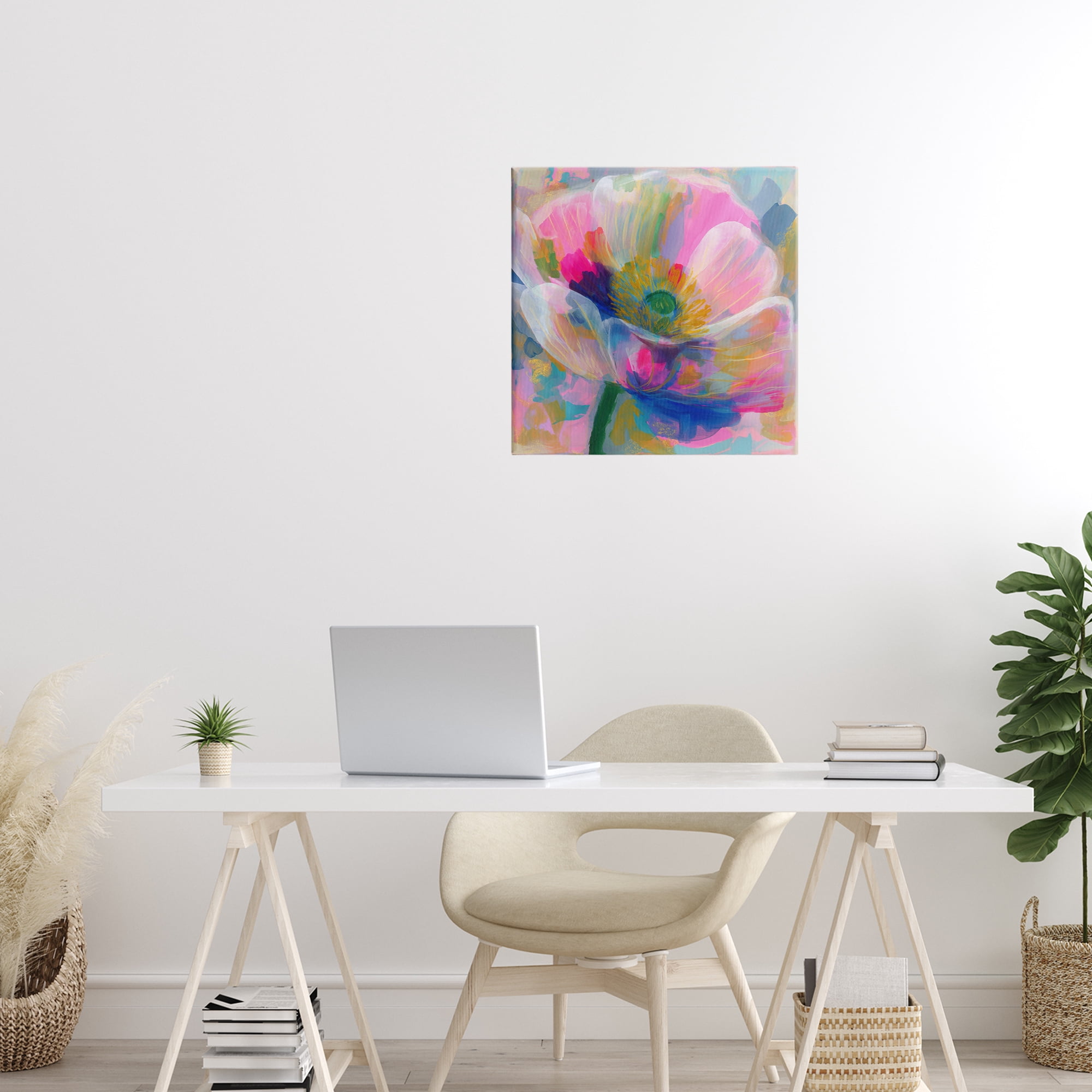 Stupell Industries Backlit Kaleidoscopic Poppy Canvas Wall Art, design by Chromatic Storm Studio