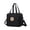 Nre--Black, variant on Nylon Cute Bunny Decor Crossbody/Handbag 鈥?Multifunctional Diaper Bag for Travel, Daily Use & Outdoor