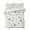 White, variant on Quilts King Size Bedding Set, Flowers Bees Lightweight Quilted Comforter, Farmhouse Spring Botanical Flowers Leaves Soft Reversible Bedspread Coverlet with Pillow Covers for All Season, 96" x 106"
