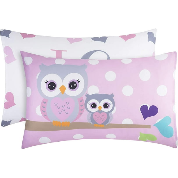 Everyday Kids Owls 2 Pack Pillowcase Set Com - Easy Diy Owl Pillowcase Everyday Kids Owls 2 Pack Pillowcase Set Com - Easy Diy Owl Pillowcase