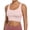 Light Pink, variant on Women High Support Wireless Sports Bra, Breathable Sweat-Wicking Yoga Top, Uplifting Seamless Workout Bralette for Running Training Light Pink XXL